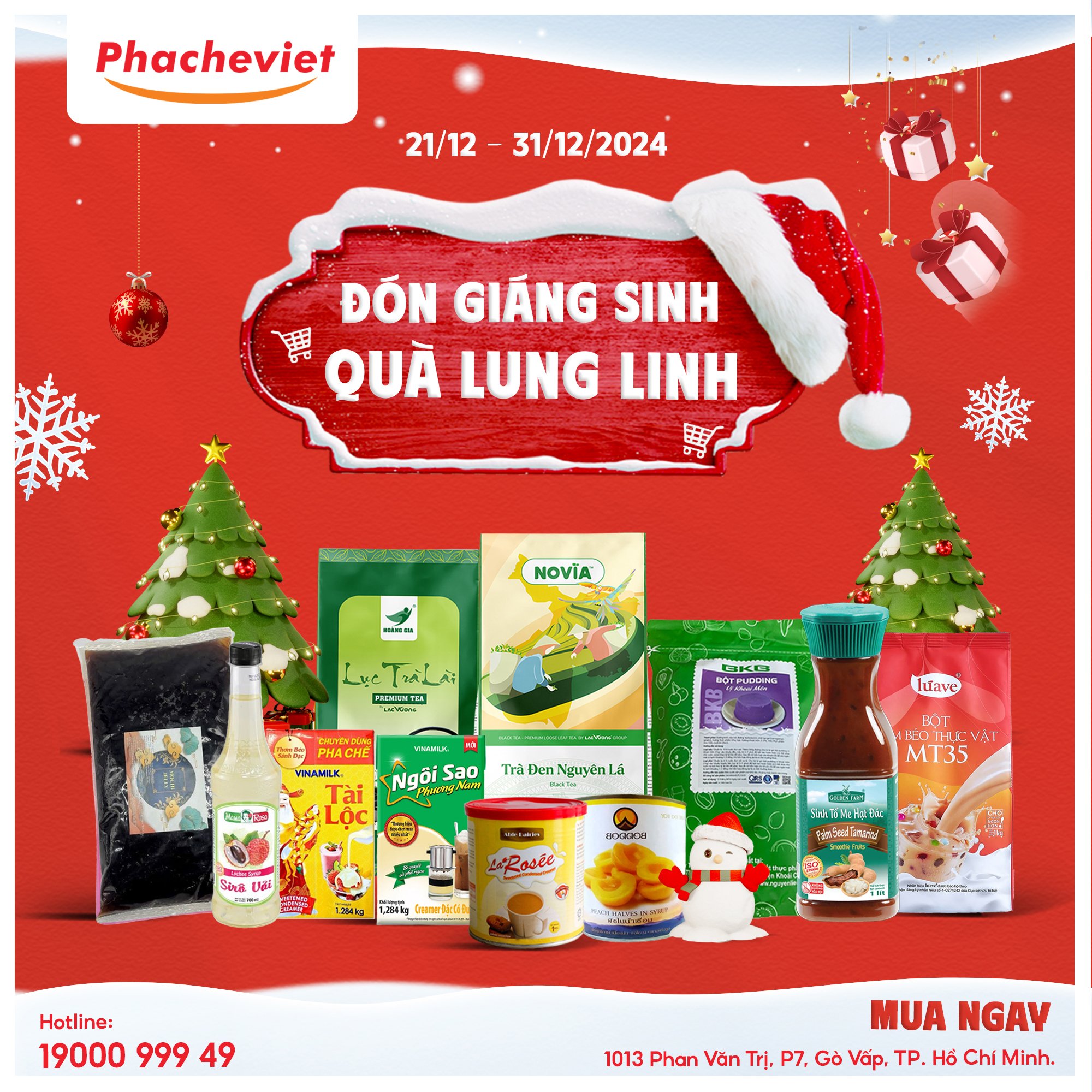 ĐÓN GIÁNG SINH - QUÀ LUNG LINH cùng Pha Chế Việt